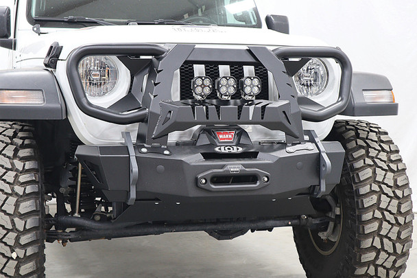 Black Ops Stubby Winch Front Bumper for 07-24 Jeep Wrangler JK, JL & Gladiator JT |JFB1883