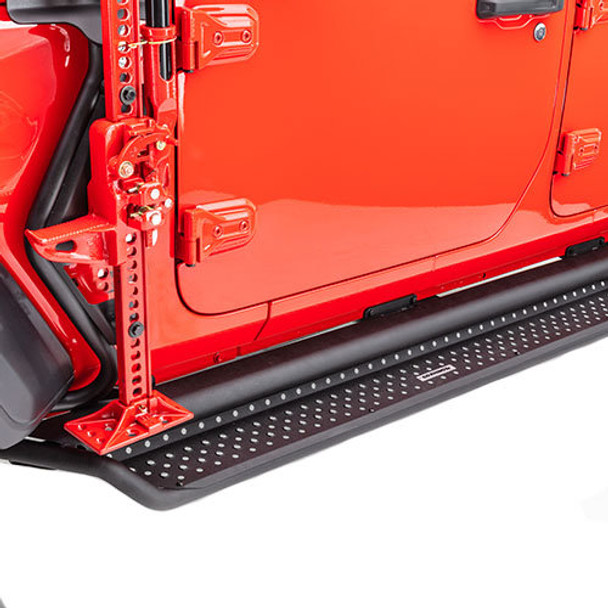 RealTruck Go Rhino D14516T Dominator D1 Side Steps for 20-25 Jeep Gladiator JT