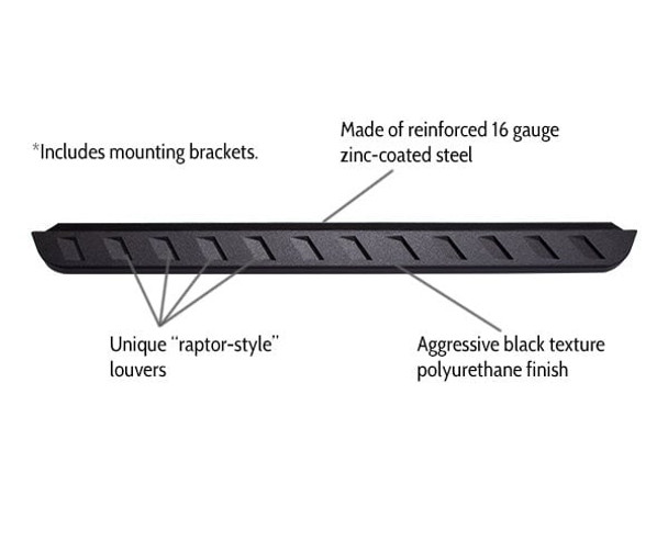 RealTruck Go Rhino RB10 Running Boards for 18-25 Jeep Wrangler JL Unlimited