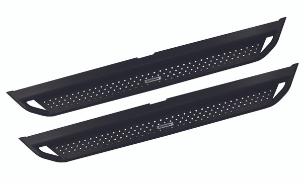 RealTruck Go Rhino D14927T Dominator D1 Side Steps for 18-25 Jeep Wrangler JL 2-Door