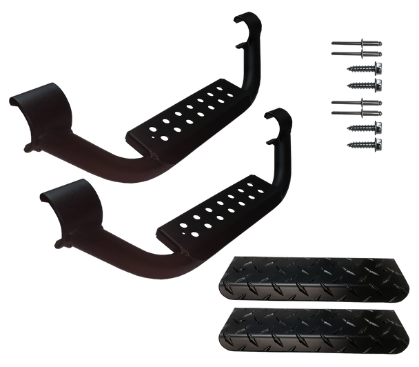 Warrior Products 3" Drop Step with Black Diamond Plate Step Pad