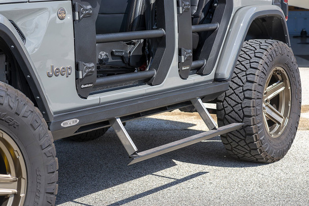 Rock Slide Engineering BD-SS-301-JL4 Gen III Step Sliders for 24-25 Jeep Wrangler JL Unlimited 4-Door