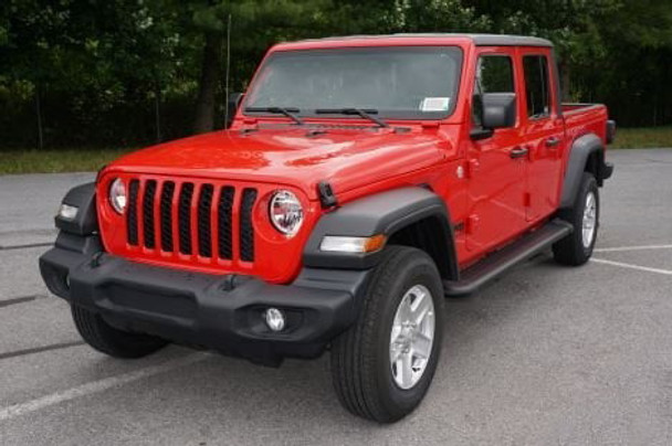 Romik 21316419 RB2-T Series Running Boards in Black Anodized for 20-25 Jeep Gladiator JT