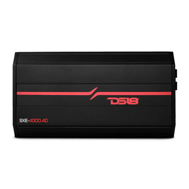 DS18 SXE-4000.4D/BK SXE Class D 4-Channel Amplifier 4 x 275 Rms at 4-Ohm 4000 Watts