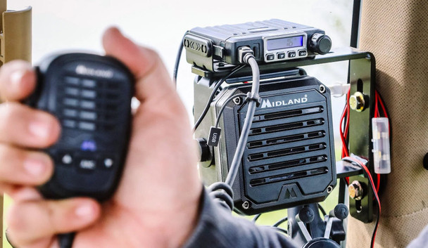Midland Radio SPK200 External Speaker with AI Noise Cancellation