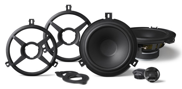 Alpine SPV-65X-WRA Component 2 Way Speaker System for 07-18 Jeep Wrangler JK