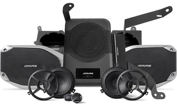 Alpine PSS-24WRA Complete Sound System Upgrade for 18-25 Jeep Wrangler JL & Gladiator JT