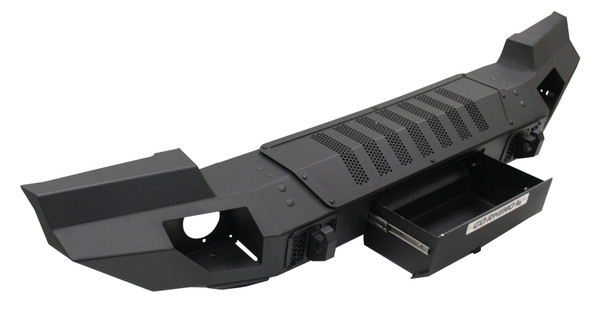 RealTruck Go Rhino 230121T Trailline Winch Ready Front Full Width Bumper for 07-25 Jeep Wrangler JL, JK & Gladiator JT