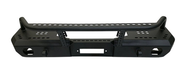 Warrior Products 6568 MOD Series Front Mid Width Bumper in Black without Brush Guard for 07-18 Jeep Wrangler JK