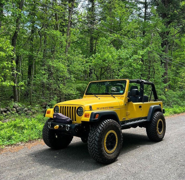 Crawltek Revolution CWLTJ10131 Pyro Stubby Front Bumper - with Stinger for 76-06 Jeep CJ, YJ, TJ & Unlimited
