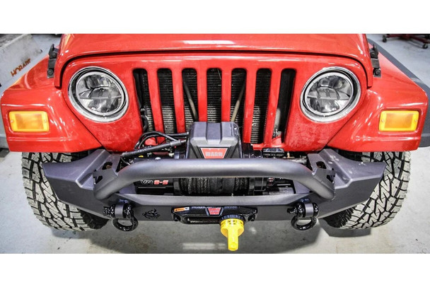 Crawltek Revolution CWLTJ10231 Pyro Mid-Width Front Bumper - with Stinger for 76-06 Jeep CJ, YJ, TJ & Unlimited