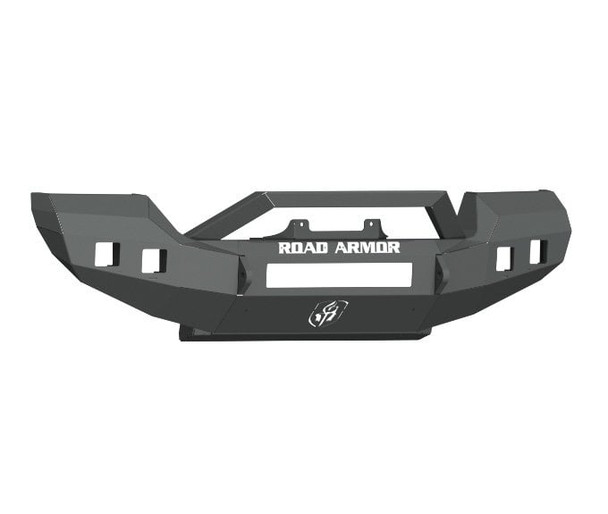 Road Armor 5184F3B Stealth Full Width Front Winch Bumper Without Guard for 18-25 Jeep Wrangler JL & Gladiator JT - Sport/Sahara