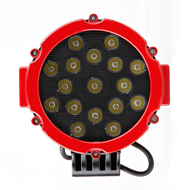Black Horse Off Road Grille Guard with Set of 7" Round LED Lights for 18-25 Jeep Wrangler JL & Gladiator JT