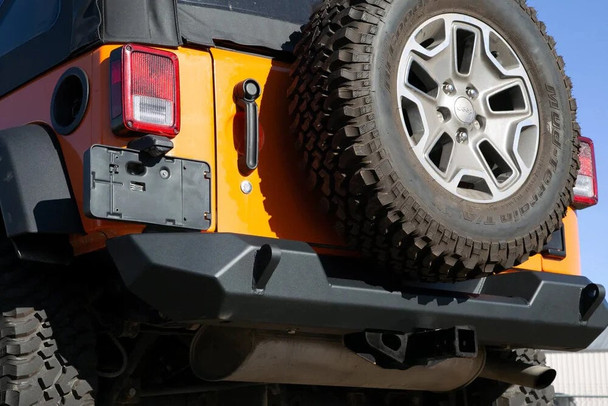 Crawltek Revolution CWLJK20301 Pyro Rear Bumper Full-Width for 07-18 Jeep Wrangler JK