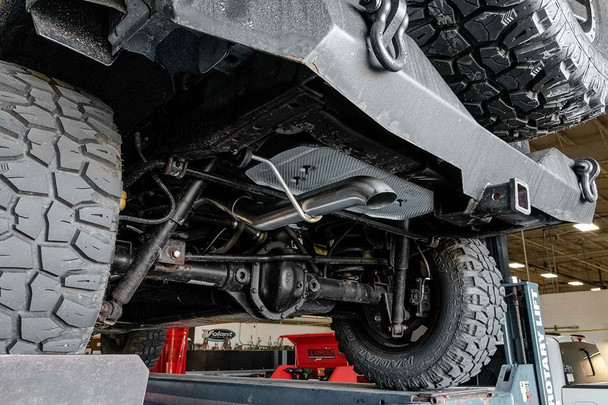 Corsa Performance 21121 Cat-Back System with Turned Down Tip for 07-18 Jeep Wrangler JK Unlimited 4-Door