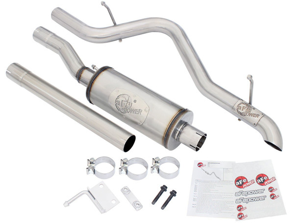 aFe Power 49-48055 Mach Force XP Hi-Tuck 2.5" Cat-Back Exhaust for 07-18 Jeep Wrangler JK