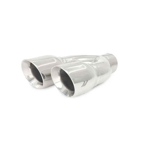 Mishimoto MMEXH-TIP-QY25P Dual-Y 3.5" Exhaust Tips with 2.5" Inlet in Polished Stainless Steel