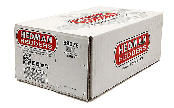 Hedman Hedders 69676 Header with High Temp Coating for 76-86 Jeep CJ-5, CJ-7 & CJ-8 with Small Block Chevy Engine (Under Chassis Exit)