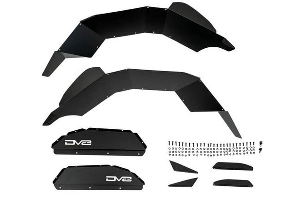 DV8 Offroad INFEND-07RB Rear Inner Fenders for 20-25 Jeep Gladiator JT