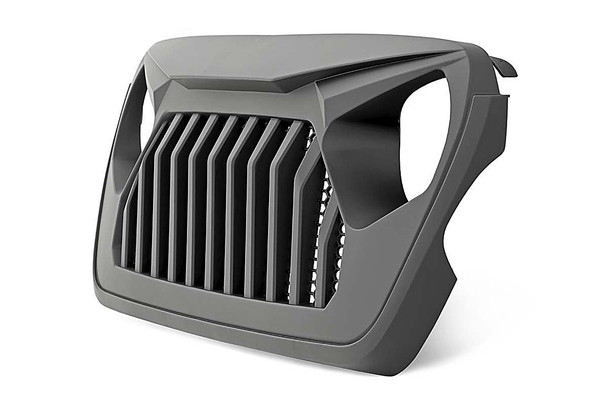 Rough Country 10496 Angry Eyes Replacement Grille for 18-23 Jeep Wrangler JL & 20-23 Gladiator JT