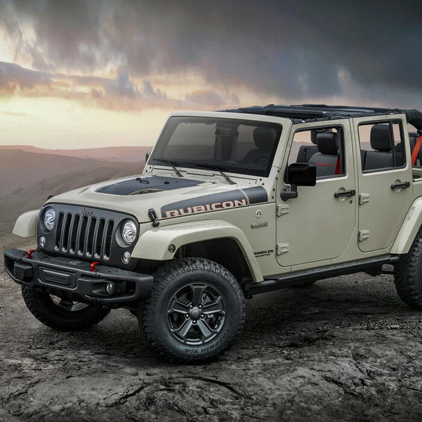 Trim Illusion Full Mirror Covers for 07-18 Jeep Wrangler JK
