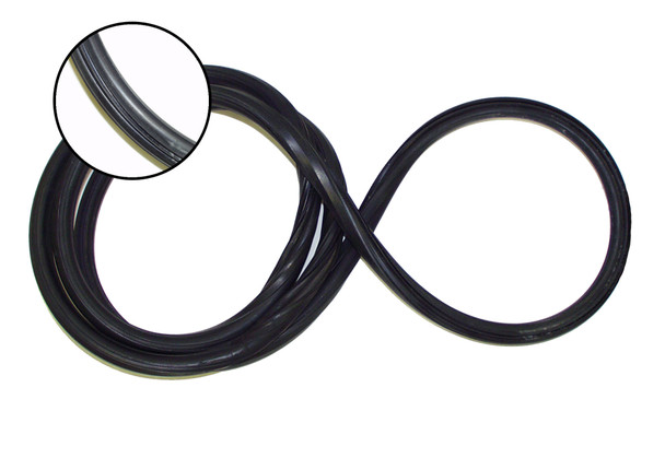 Fairchild Industries D4006 Glass Rubber Seal for 76-86 Jeep CJ-5, CJ-7 & CJ-8