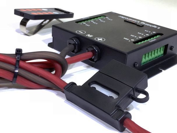 Quake LED QUIC798 Universal 60A 8-LED Light Controller Kit