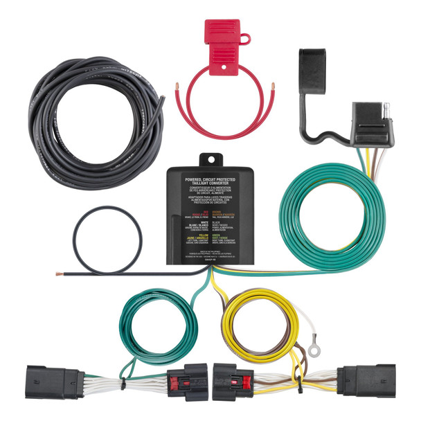 CURT 56407 Hitch Wiring Kit for 18-25 Jeep Wrangler JL & Gladiator JT