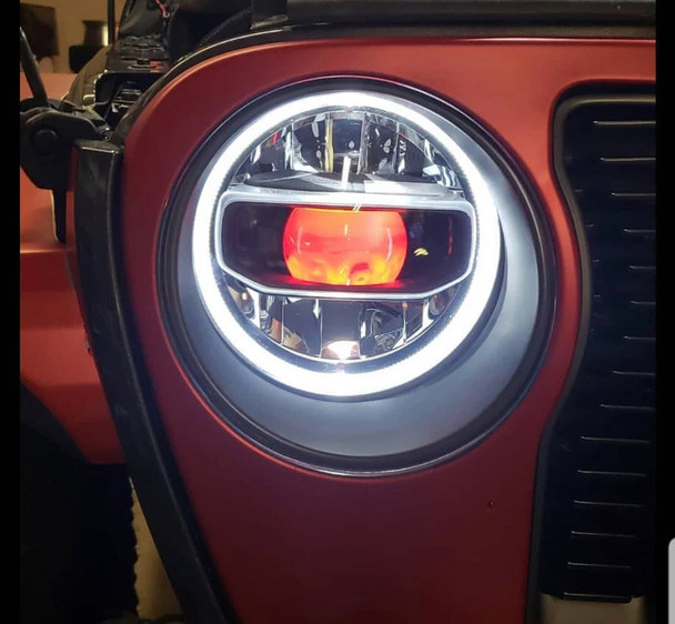 Oracle Lighting 4511-334 ColorSHIFT Demon Eye Kit for 18-25 Jeep Wrangler JL