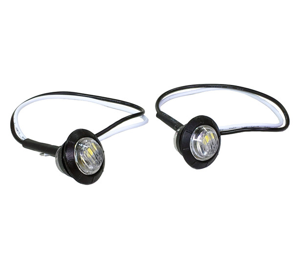 Quake LED QTE998 3/4" Side Marker Lamps - 6 Pack with Red Lens
