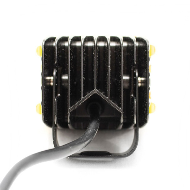 Race Sport Lighting RS-4L-3X316W Street Series 3x3in 16W 4-LED Auxiliary Cube Spot Light - Single