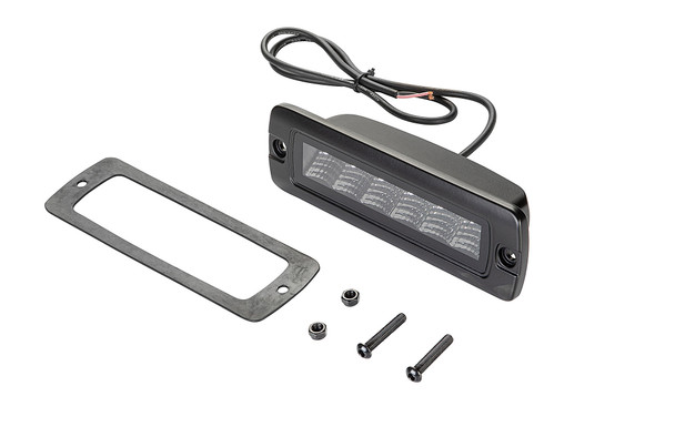 Hella 358176221 Black Magic 6-LED Mini Light Bar Flood Beam - Flush