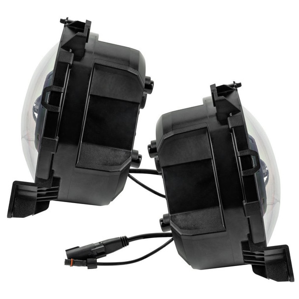 Oracle Lighting 5839-504 Oculus 9" Bi-LED Projector Headlights with White Halo Ring & Matte Black Bezel for 18-25 Jeep Wrangler JL & 20-25 Gladiator JT