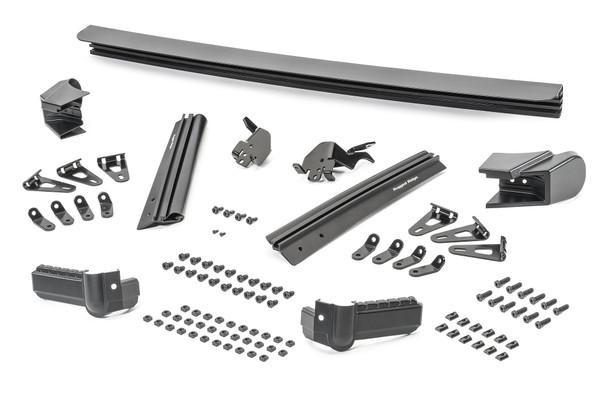 Rugged Ridge 11232.50 Elite Fast Track Windshield Light Bar Mounting Brackets for 07-18 Jeep Wrangler JK