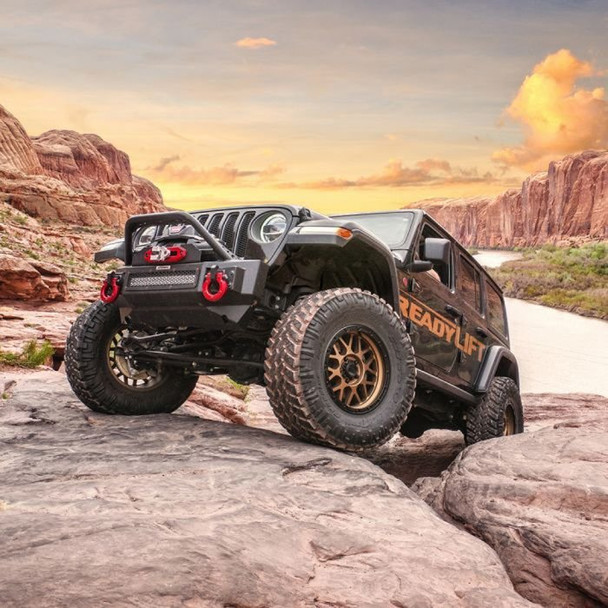 ReadyLift Suspension 69-6837 Coil Spring Lift Kit with Falcon 2.1 Mono Shocks Terrain Flex 4-Arm 3.5'' Rubicon, 4.5'' Sahara/Sport for 18-23 Jeep Wrangler JL
