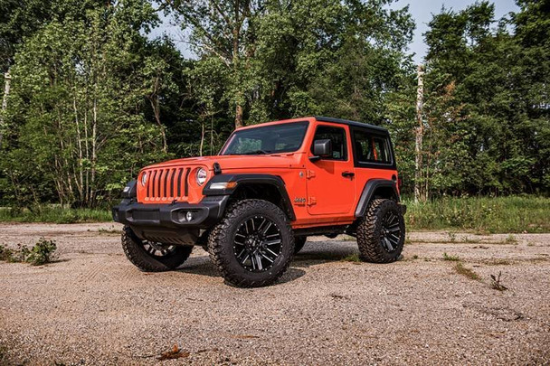 JKS Manufacturing JSPEC145KFP J-Konnect 3in Suspension System with JSPEC Standard Duty Coil Springs for 18-25 Jeep Wrangler JL 2-Door