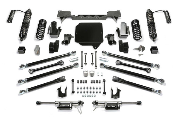 Fabtech K4136DL 3'' Crawler Coilover Lift Kit with Dirt Logic 2.25 Reservoir Shocks for 18-23 Jeep Wrangler JL Unlimited