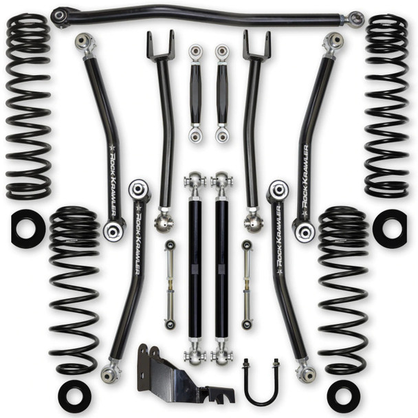 Rock Krawler JL25NL-2 2.5in X Factor No Limits Suspension System without Shocks for 18-25 Jeep Wrangler JL 2-Door