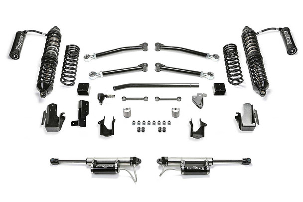 Fabtech K4230DL 3'' Trail Lift Kit with Rear Reservoir for 21-22 Jeep Wrangler JL Unlimited 4-Door - Gas