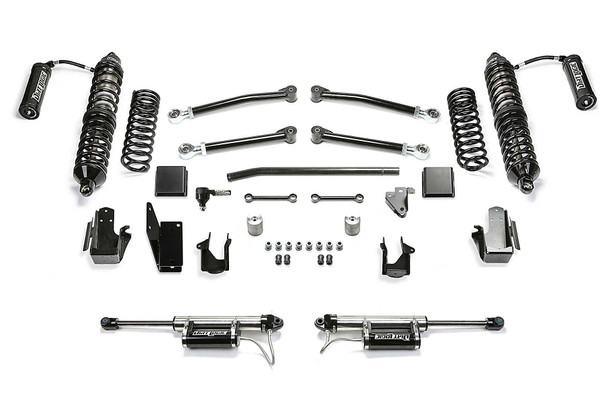 Fabtech K4220DL 5" Trail Lift Kit with Rear Reservoir for 20-22 Jeep Gladiator JT - Gas