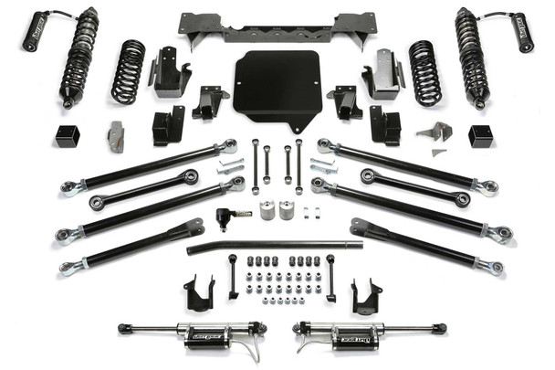 Fabtech K4236DL 5" Crawler Lift Kit with Dirt Logic 2.25 Rear Reservoir Shocks for 21-23 Jeep Wrangler JL Unlimited 4-Door