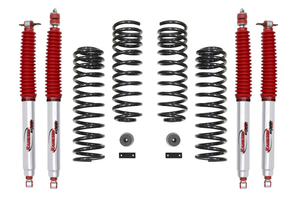 Rancho RS66119BR9 2in Sport Suspension System with RS5000X Shocks with RS9000XL Shocks for 07-18 Jeep Wrangler Unlimited JK