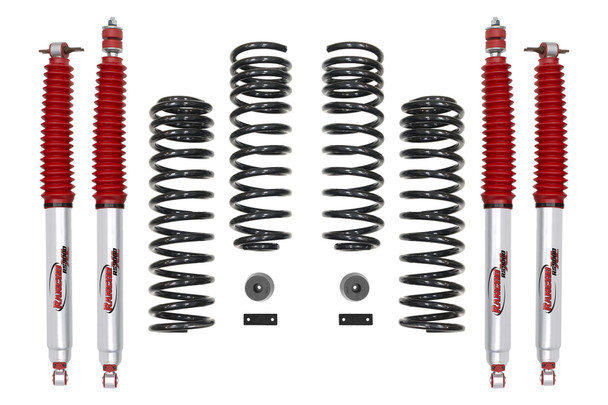 Rancho RS66118BR9 2in Progressive Sport Lift with RS9000XL Shocks for 07-18 Jeep Wrangler JK