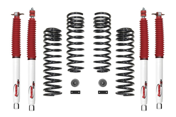 Rancho RS66118BR5 2in Progressive Sport Lift with RS5000X Shocks for 07-18 Jeep Wrangler JK