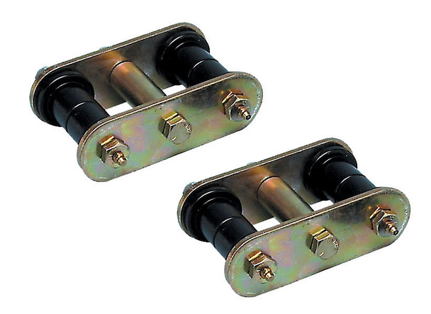 RockJock CE-9034 Rear Greasable Shackle Pair for 76-86 Jeep CJ