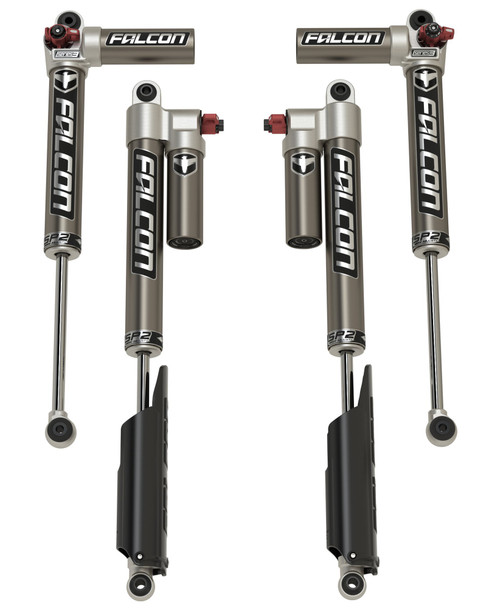 Teraflex 14-02-33-400-150 Falcon SP2 3.3 Fast Adjust Piggyback Shocks for 20-25 Jeep Gladiator JT with 2-3" Lift