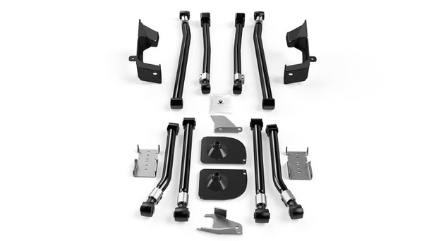 Teraflex Alpine Front Long Flexarms w/ 2" Rear Stretch Kit for 07-18 Jeep Wrangler JK