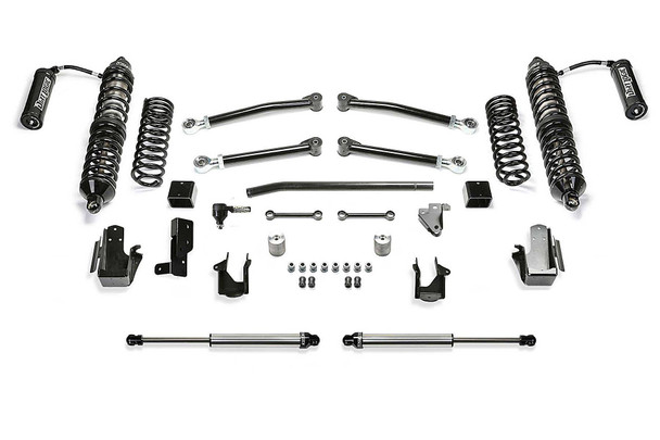 Fabtech 3'' Trail Lift Kit with 2.5" Dirt Logic Front Reservoir Shocks & 2.25" Rear Dirt Logic Shocks for 20-22 Jeep Wrangler JL Unlimited 4-Door