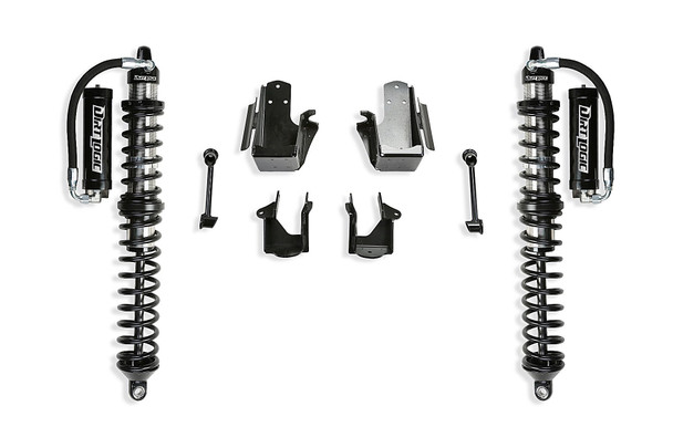 Fabtech Coilover Conversion with 2.5" Dirt Logic Front Reservoir Shocks for 21-22 Jeep Wrangler JL Unlimited 4-Door