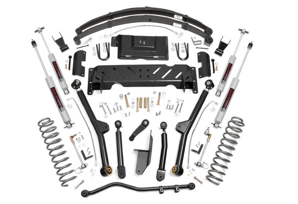 Rough Country 6.5in Long Arm Suspension Lift Kit for 84-01 Jeep Cherokee XJ